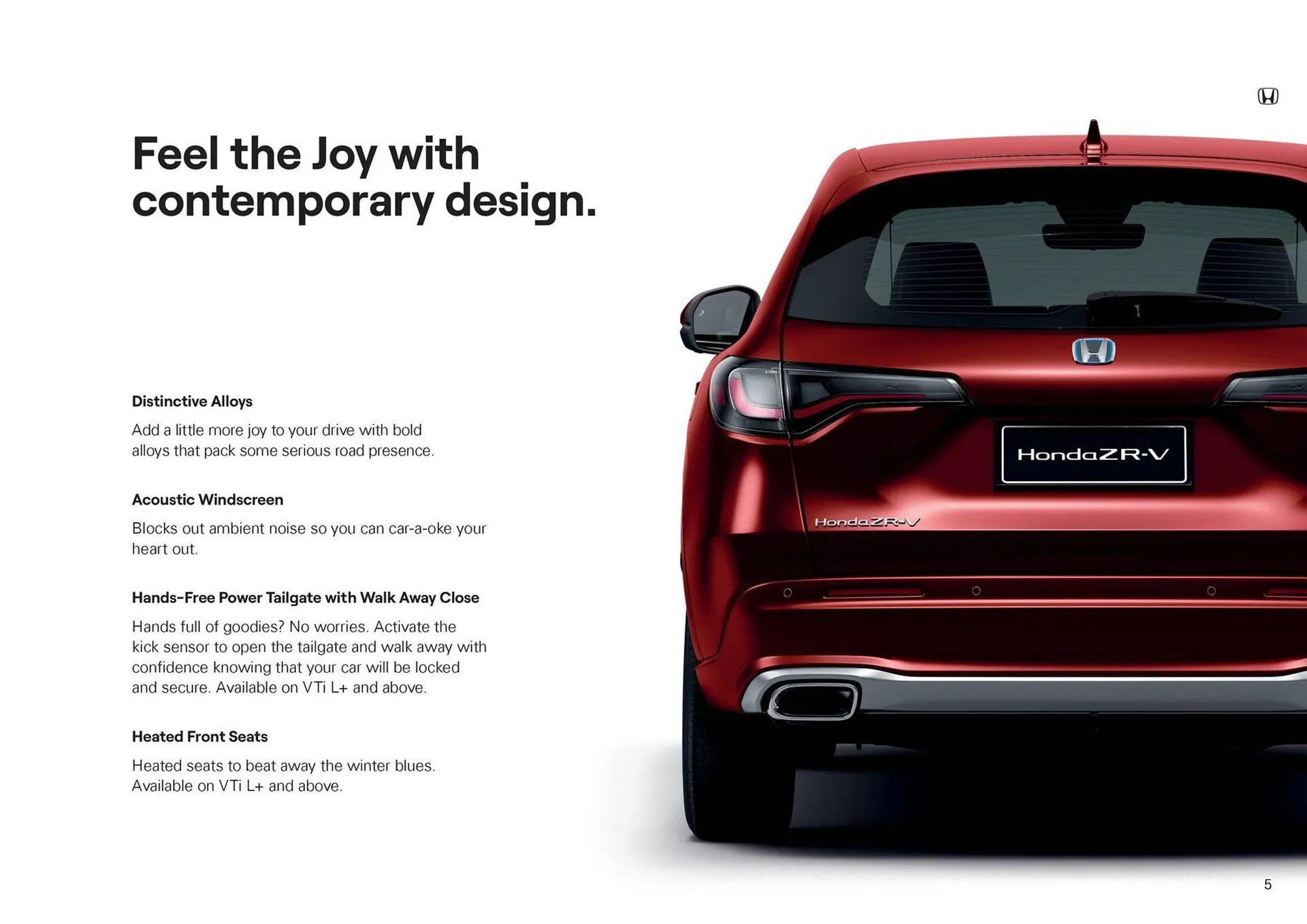 Honda catalogue - Catalogue valid from 30 May to 30 May 2026 - page 5