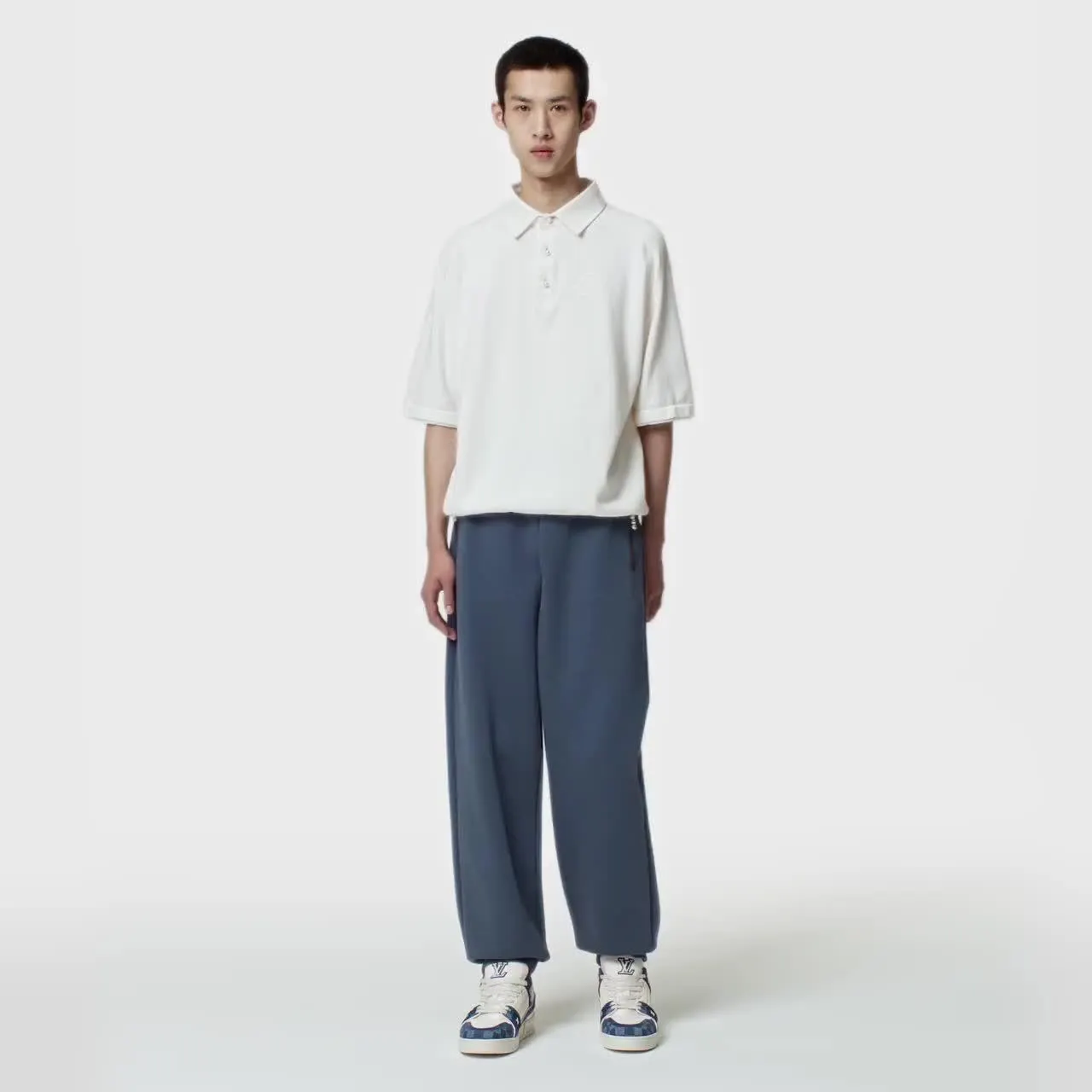 Embroidered Jersey Jogpants