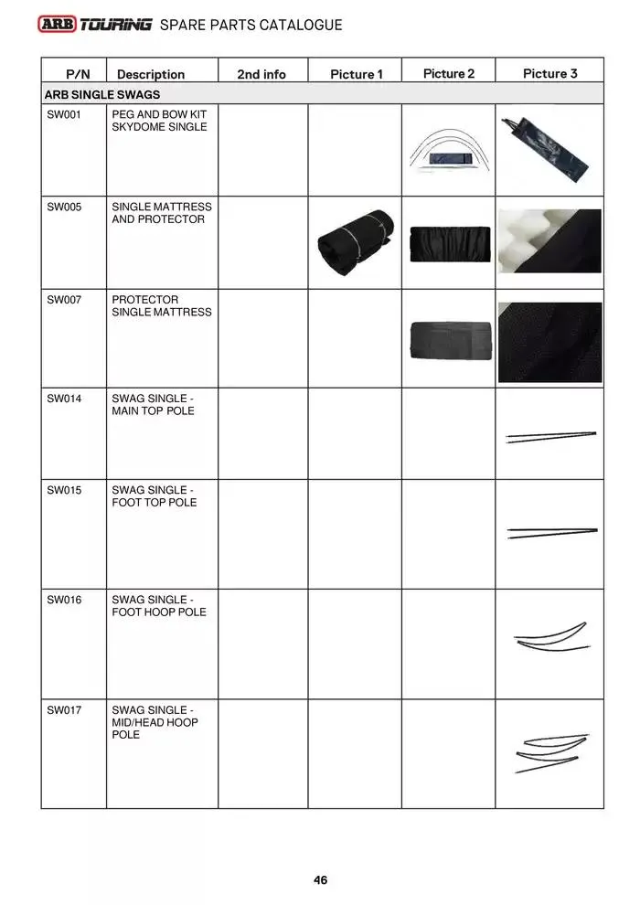ARB Touring Spare Parts Catalogue - Catalogue valid from 14 March to 31 March 2025 - page 46
