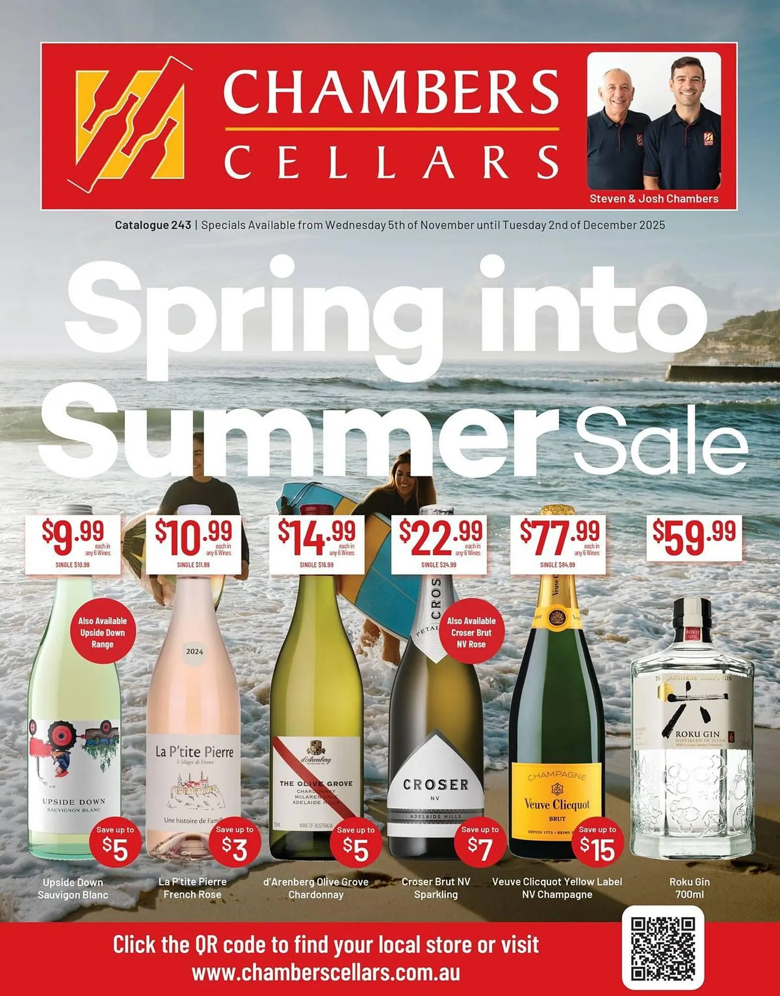 Chambers Cellars catalogue - Catalogue valid from 6 November to 2 December 2025 - page 1