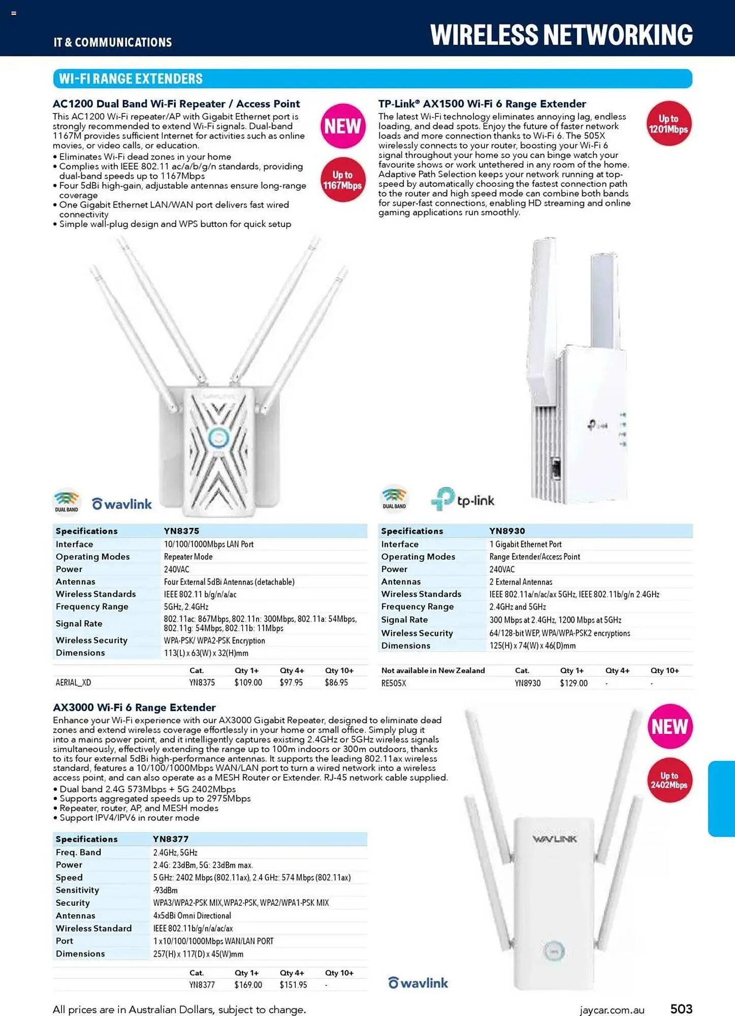Jaycar Electronics catalogue - Catalogue valid from 8 July to 9 July 2026 - page 503