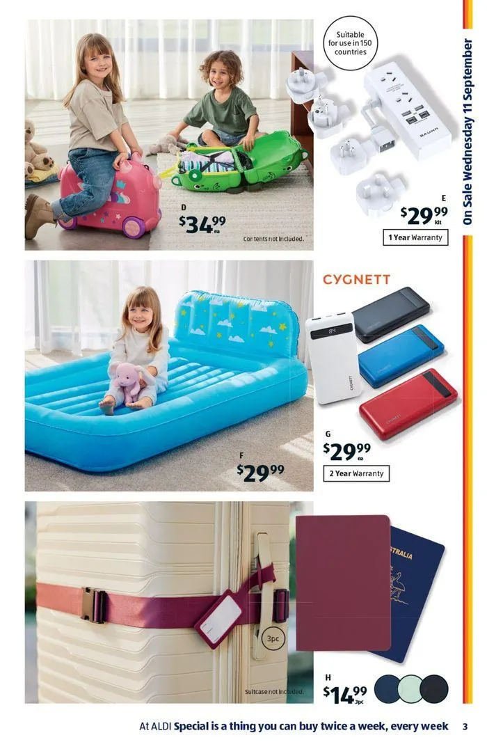 ALDI Special Buys - Catalogue valid from 11 September to 17 September 2024 - page 3