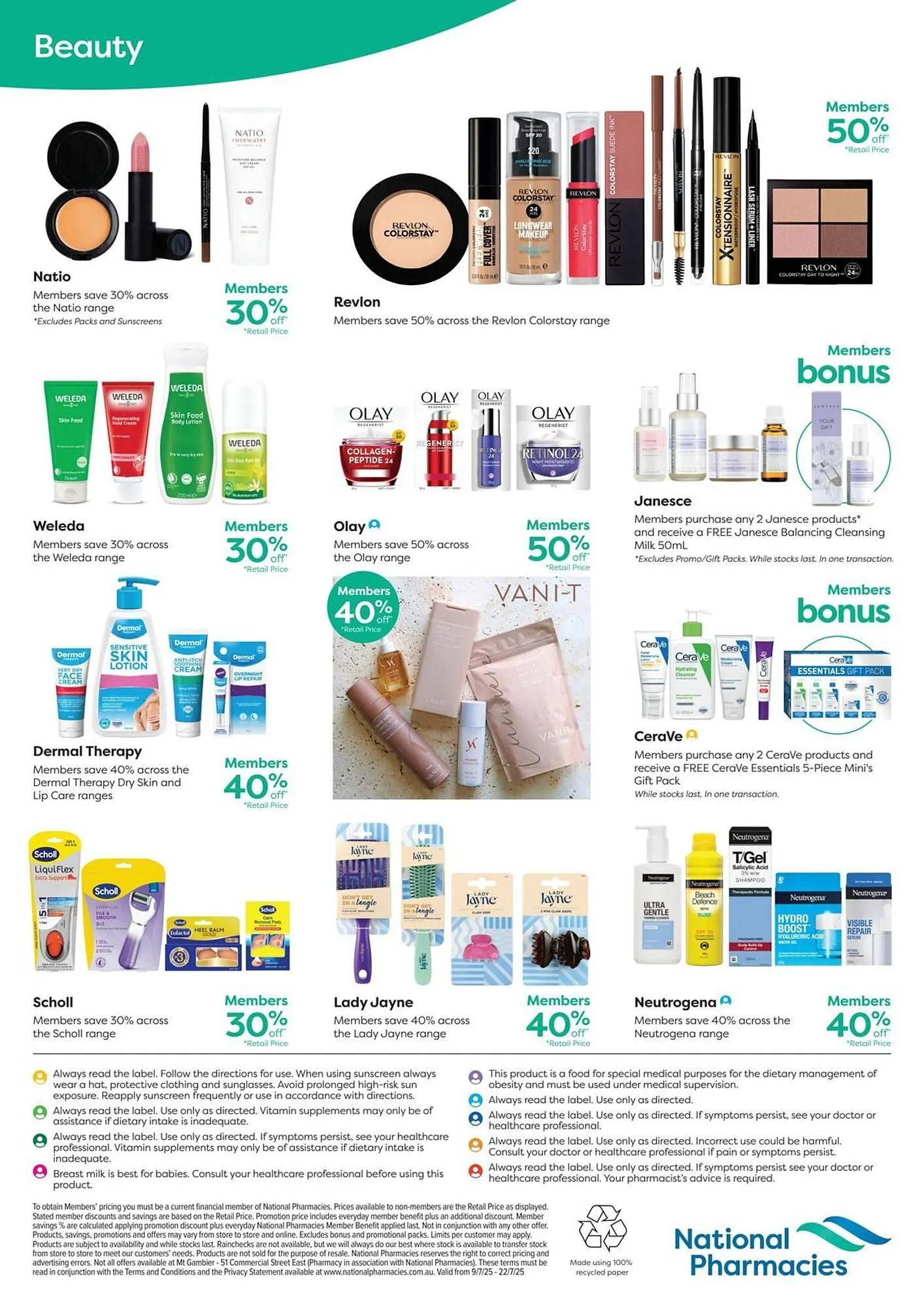 National Pharmacies catalogue - Catalogue valid from 8 July to 27 July 2025 - page 6