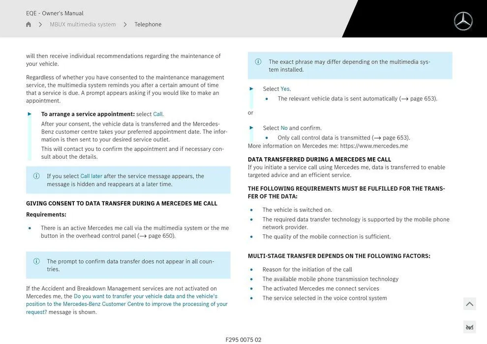 EQE Sedan - Catalogue valid from 11 September to 11 September 2025 - page 653