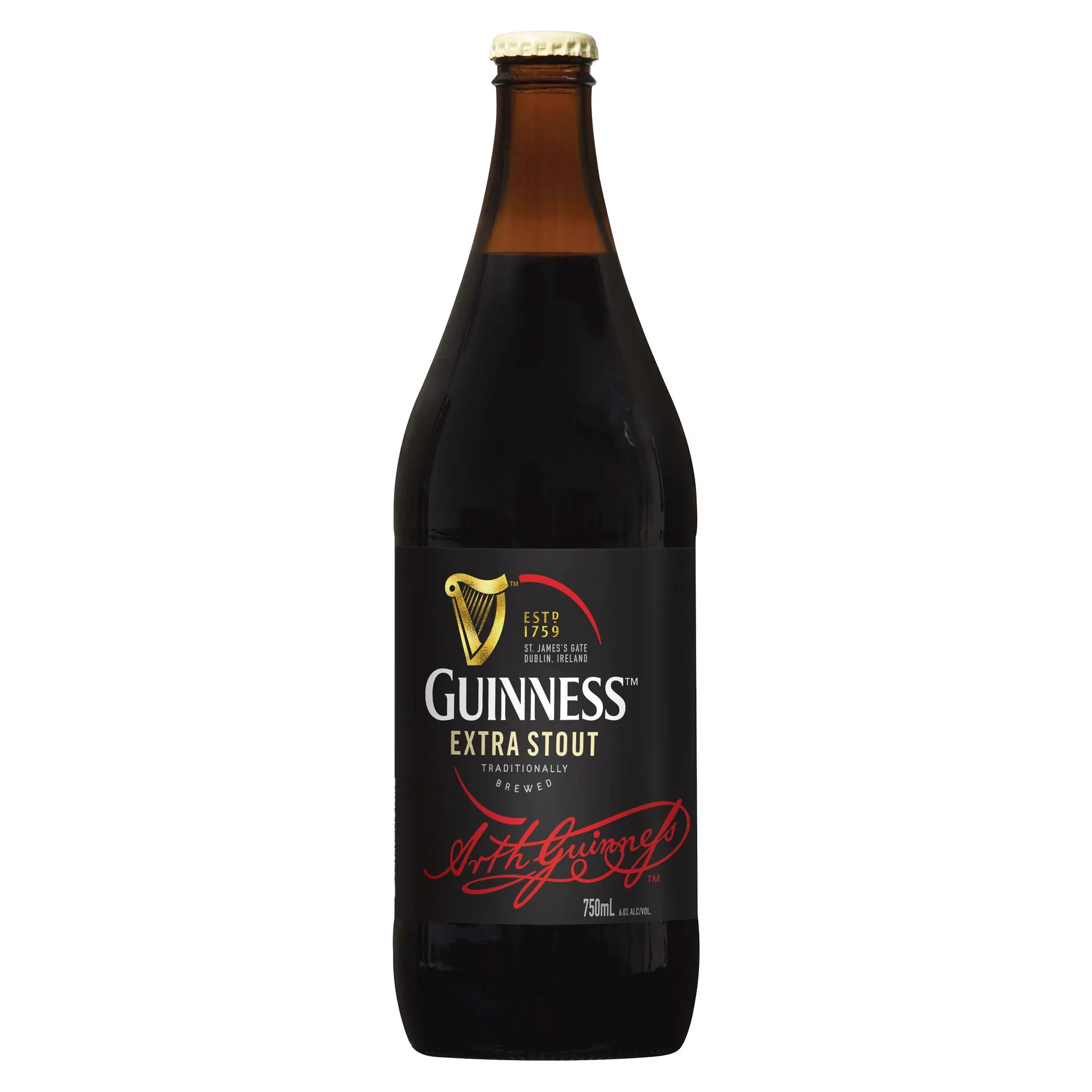 Guinness Extra Stout Tall 12X750ML