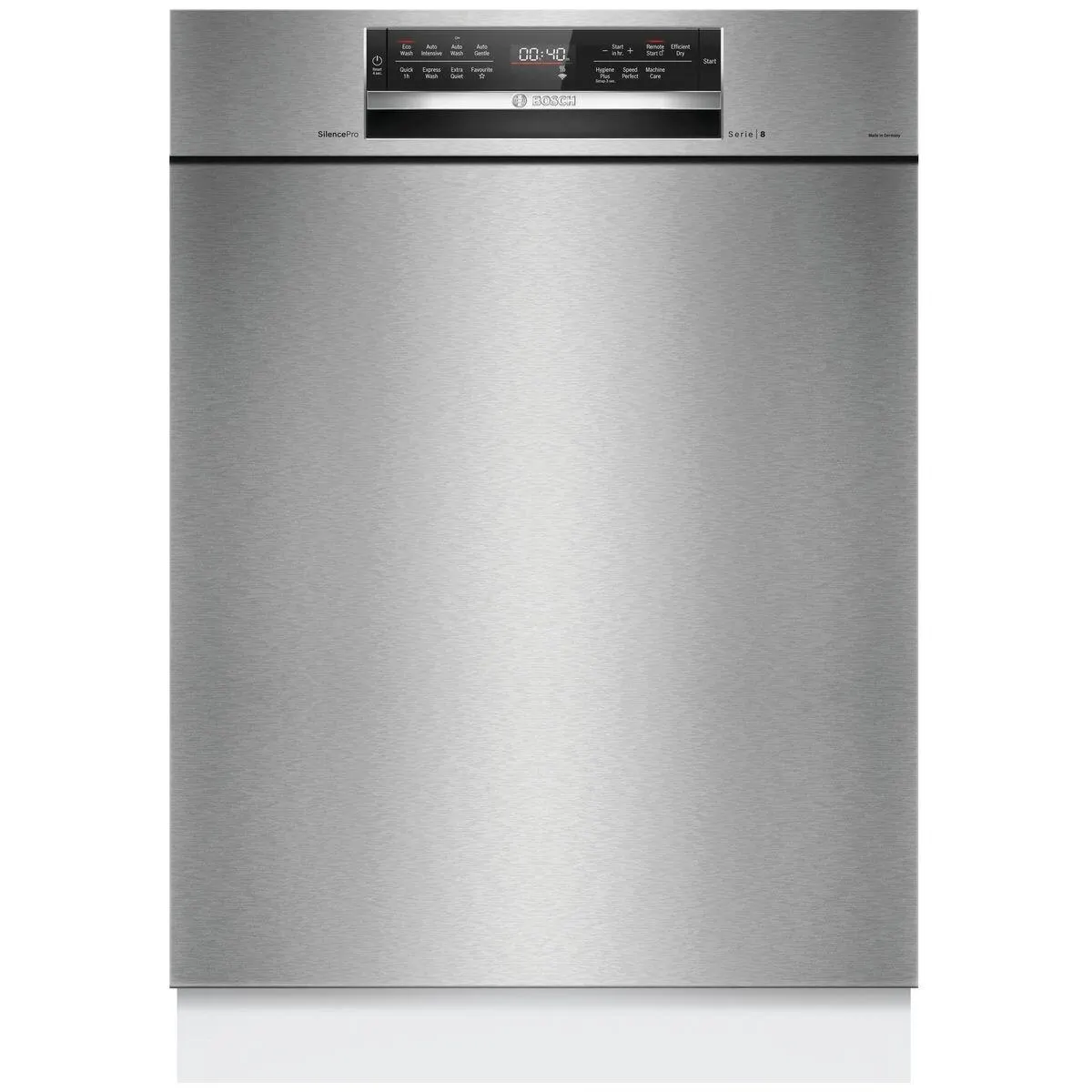 BOSCH 60cm Series 8 Stainless Steel Built Under Dishwasher SMU8ECS01A