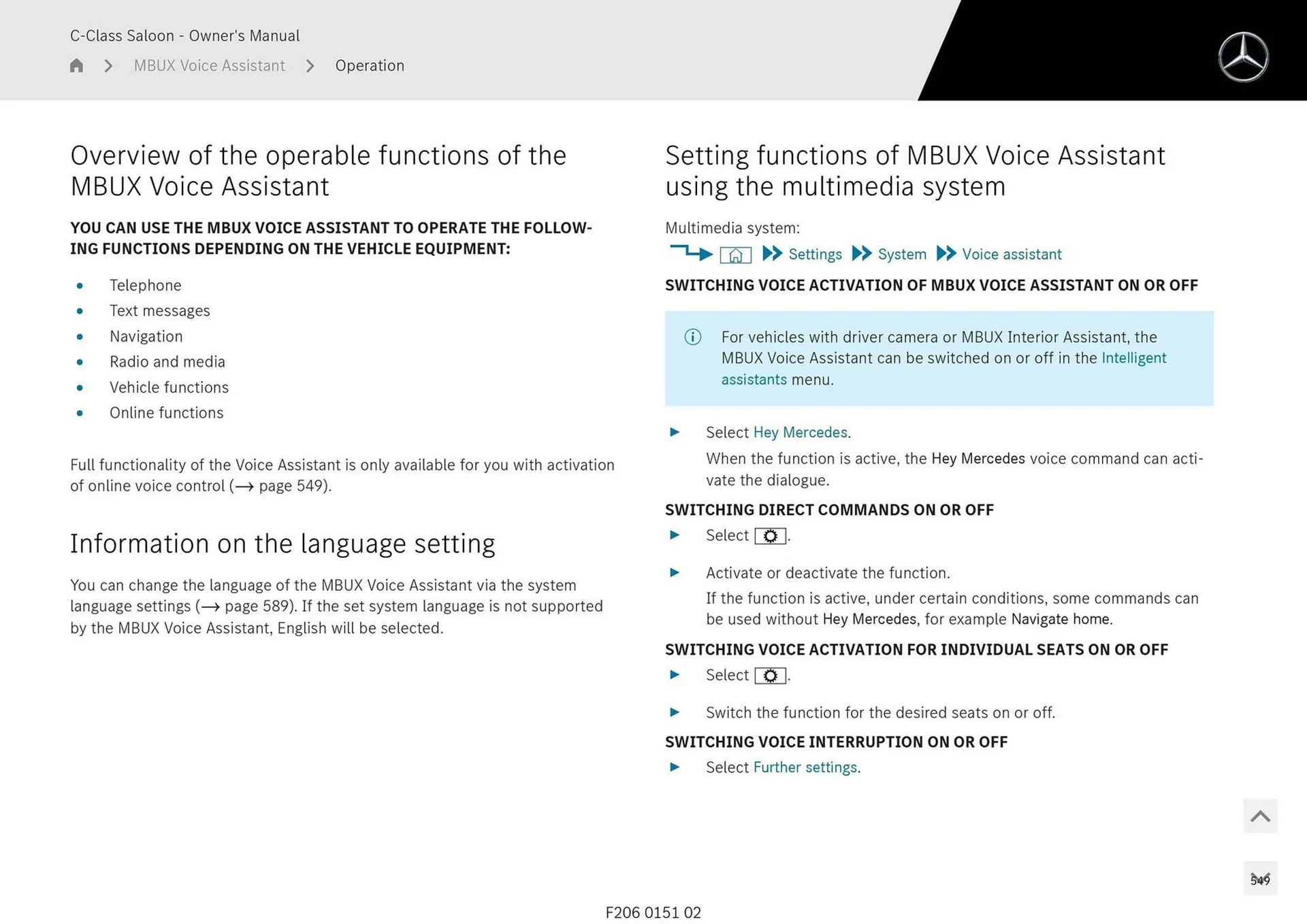 Mercedes-Benz catalogue - Catalogue valid from 28 April to 28 May 2025 - page 549