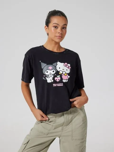 Hello Kitty & Kuromi Classic Fit Tee