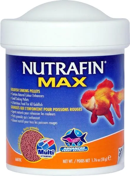 Nutrafin Max - Small Goldfish Sinking Pellets (100g)
