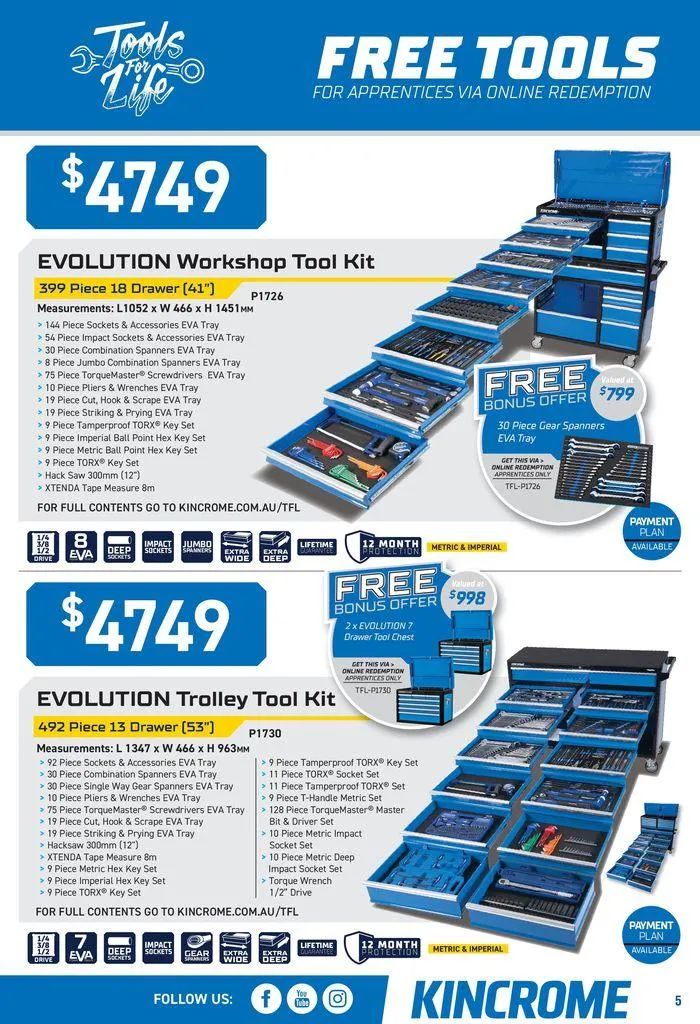 Free Tools For Apprentinces - Catalogue valid from 1 November to 31 December 2024 - page 5