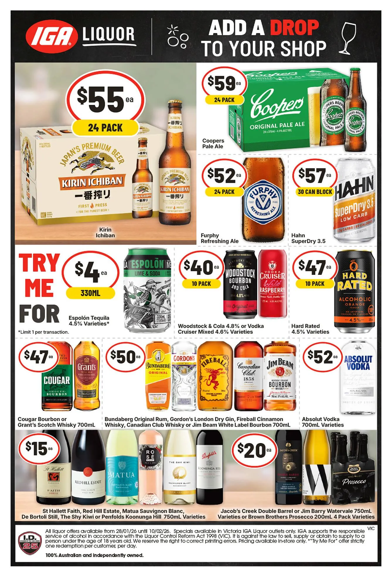 IGA Liquor catalogue - 1