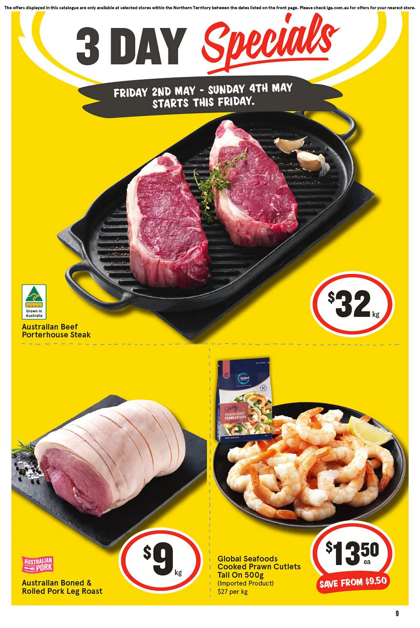 IGA catalogue - Catalogue valid from 2 May to 4 May 2025 - page 1