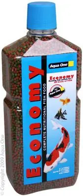Aqua One Economy Pellet Fish Food 3mm (Bottle)