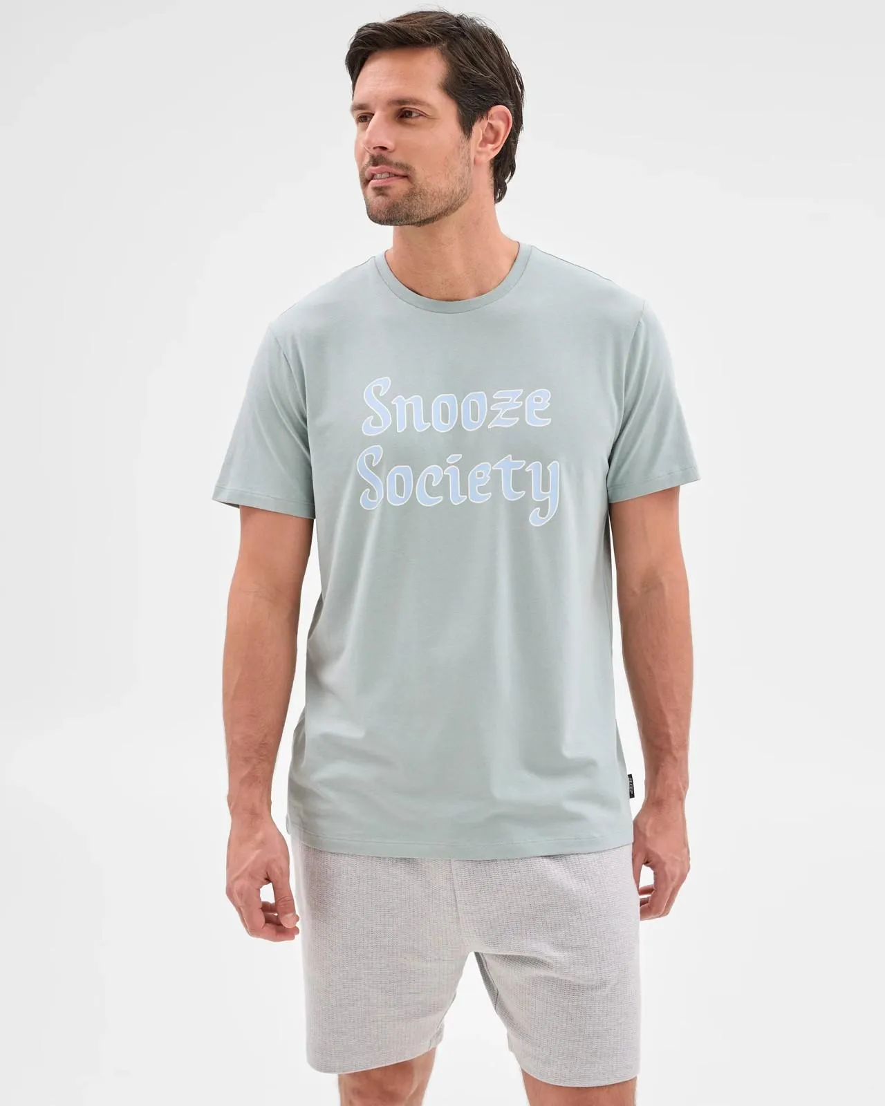 Australian Cotton Blend Print Sleep T-Shirt - Maxx - Snooze Society