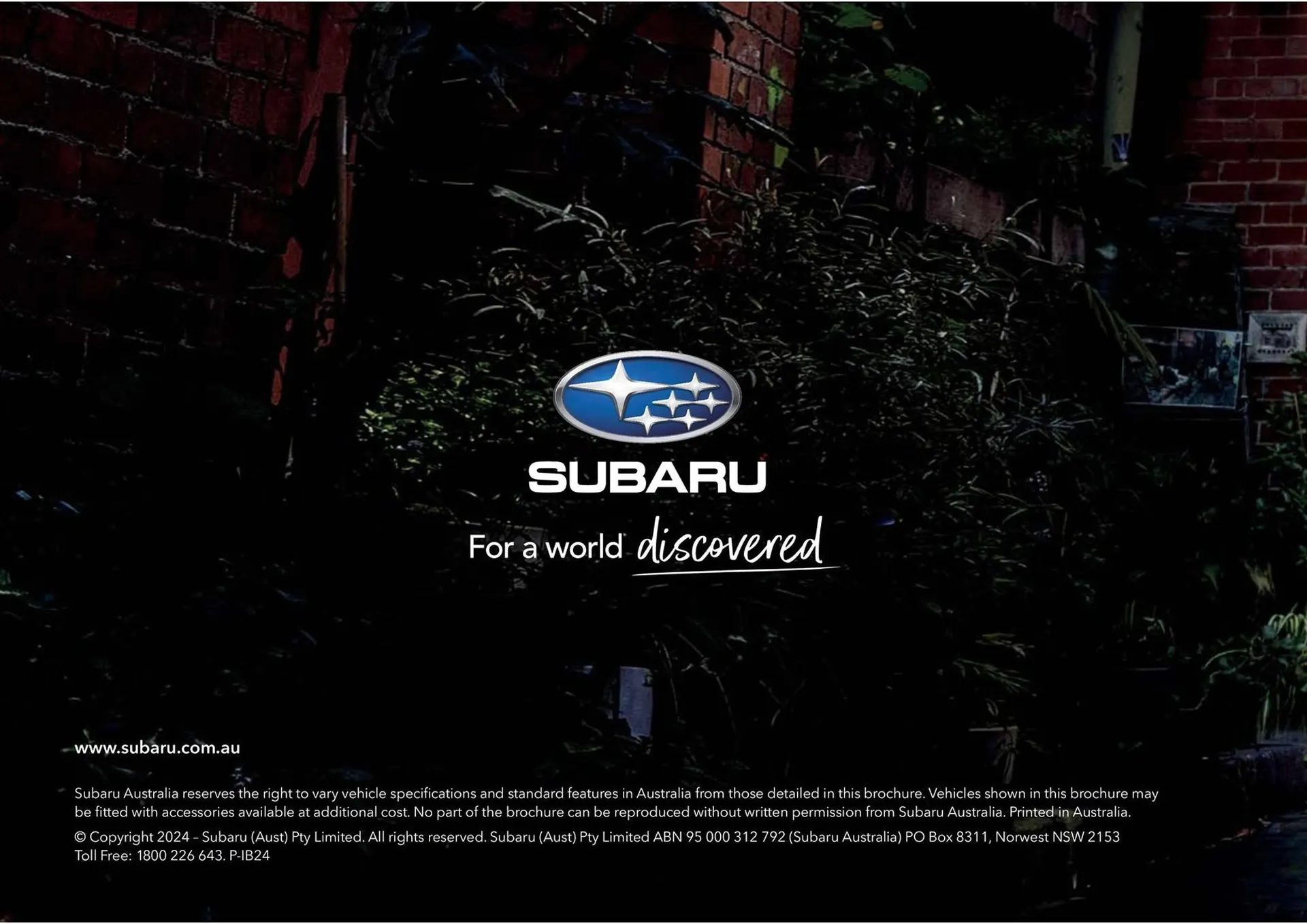 Subaru catalogue - Catalogue valid from 20 November to 20 November 2025 - page 52