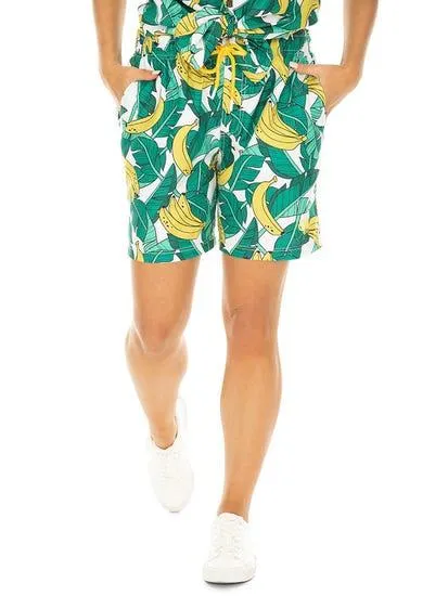 Riley Adams Shorts Gone Bananas Print Unisex