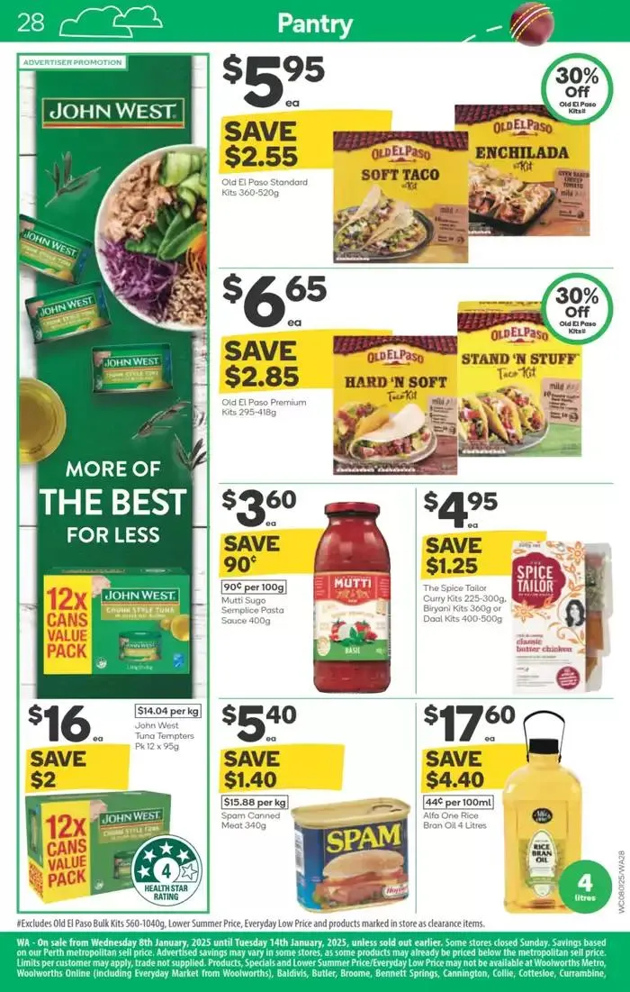 Weekly Specials - 08/01 - Catalogue valid from 8 January to 14 January 2025 - page 28