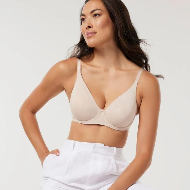 Berlei Women's Sweatergirl Non-Contour Bra Soft Powder