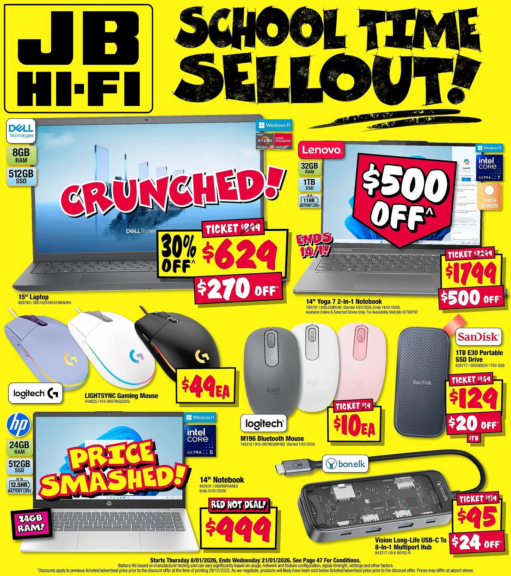JB Hi-Fi catalogue - Catalogue valid from 8 January to 21 January 2026 - page 1
