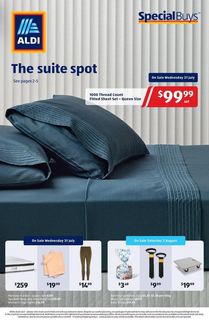 ALDI Special Buys - Catalogue valid from 31 July to 6 August 2024 - page 1