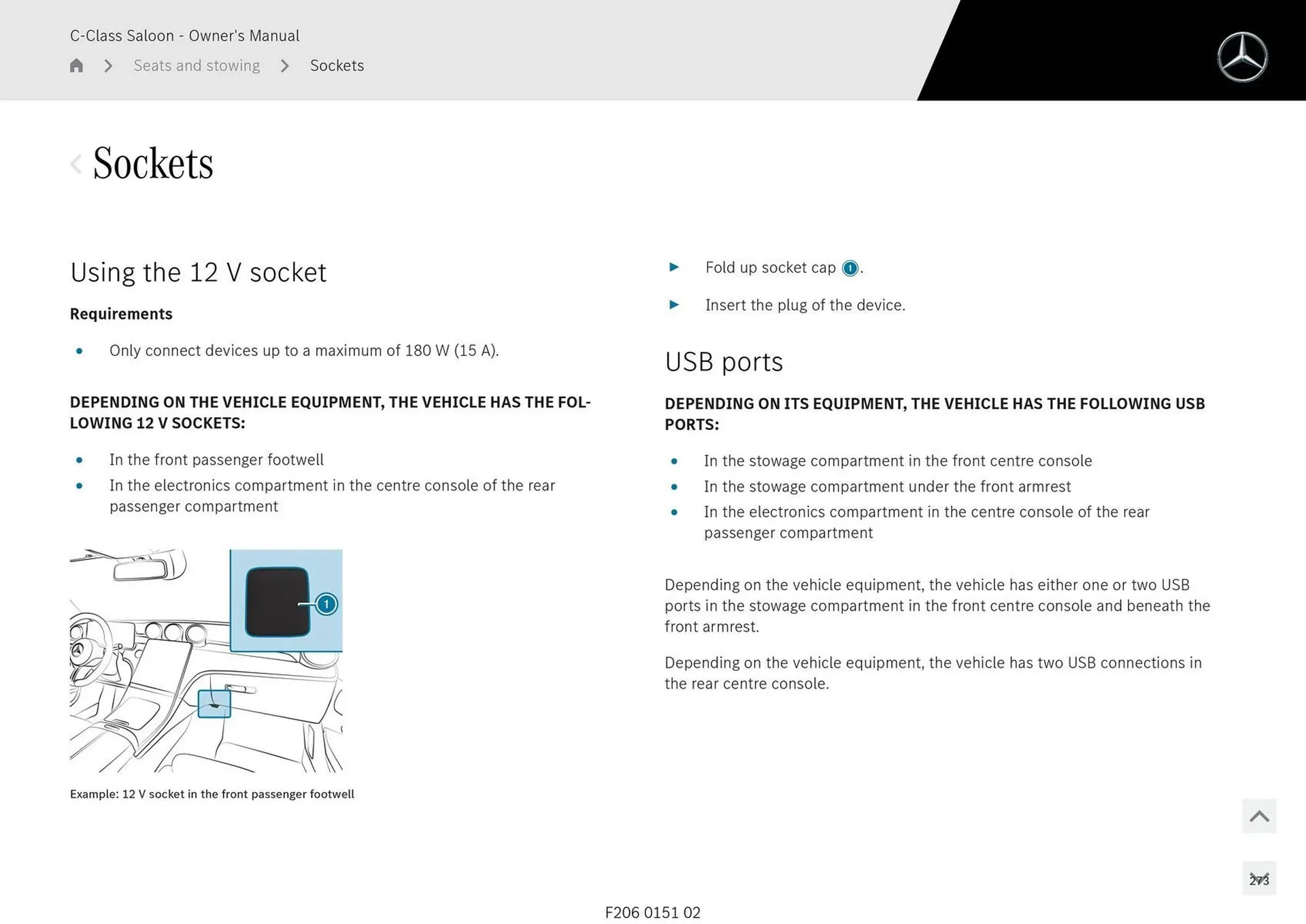 Mercedes-Benz catalogue - Catalogue valid from 28 April to 28 May 2025 - page 273