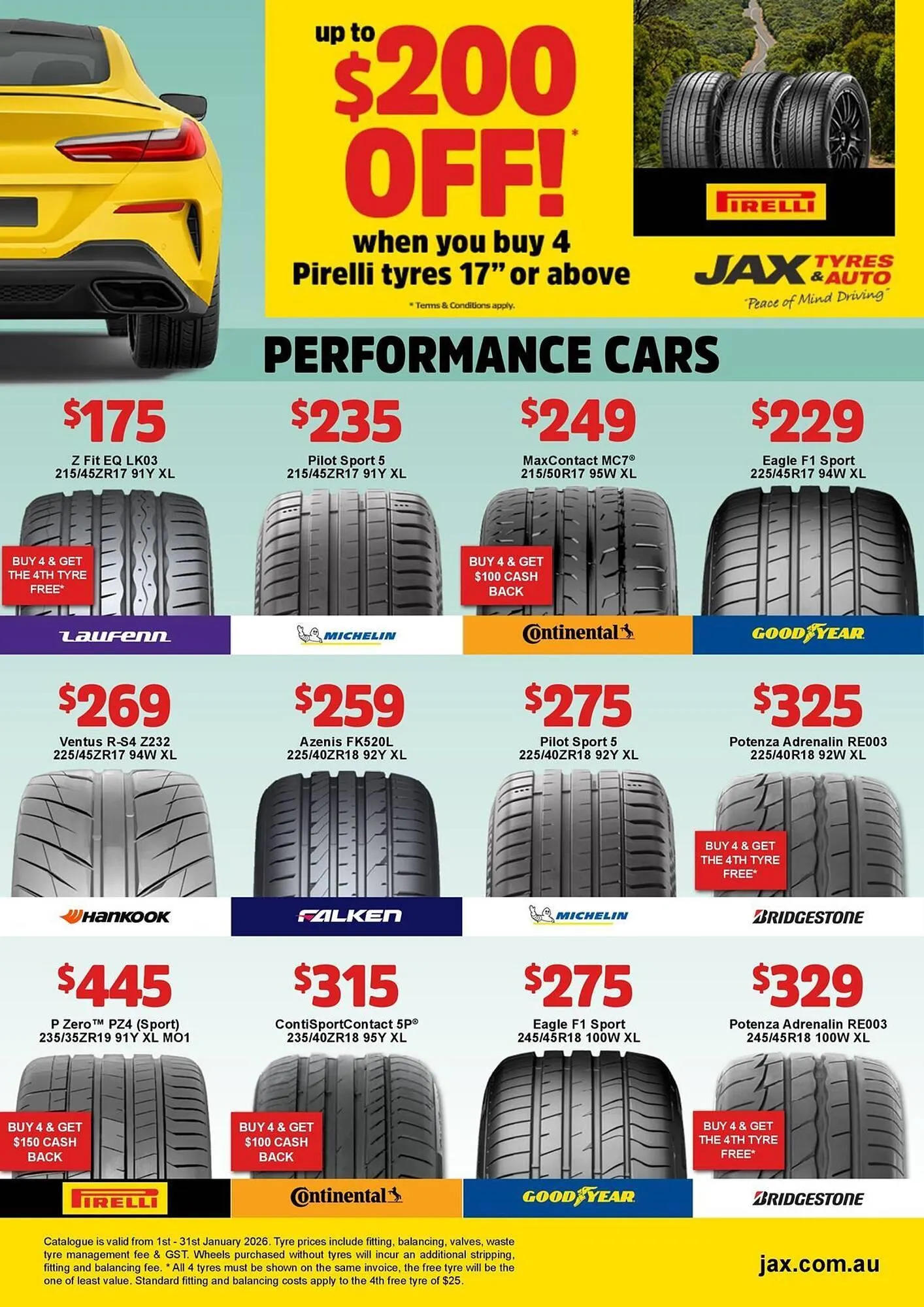 Jax Tyres catalogue - Catalogue valid from 2 January to 31 January 2026 - page 4