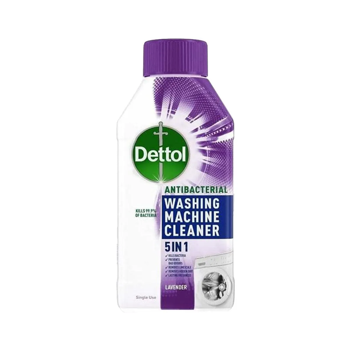 Dettol 5in1 Washing Machine Cleaner Lavender 250mL