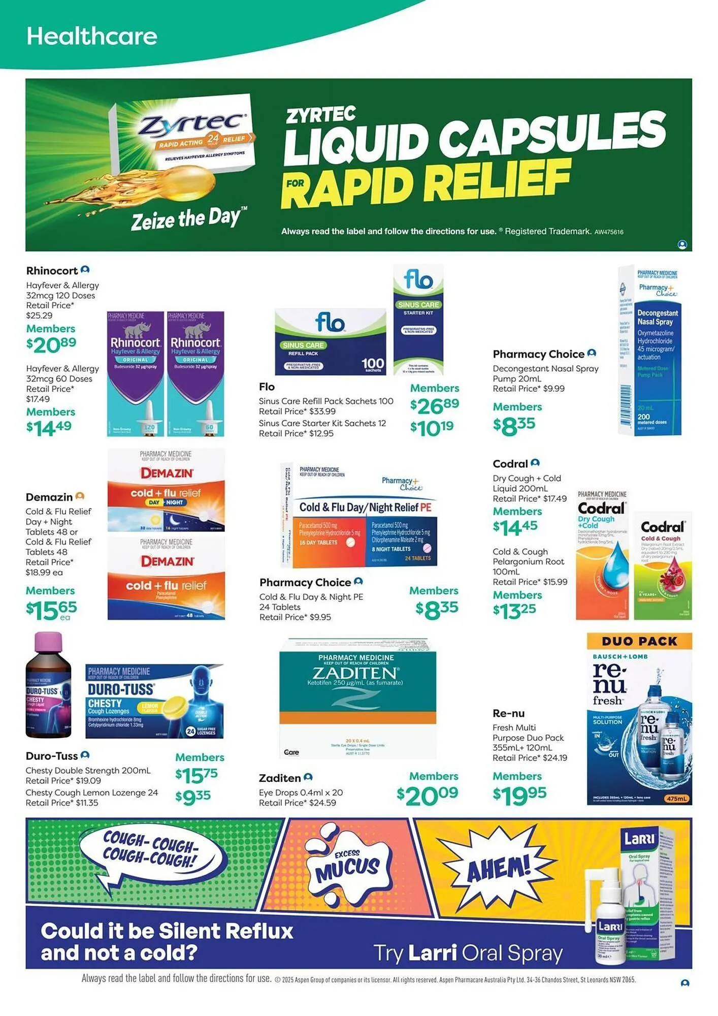 National Pharmacies catalogue - Catalogue valid from 6 August to 19 August 2025 - page 3