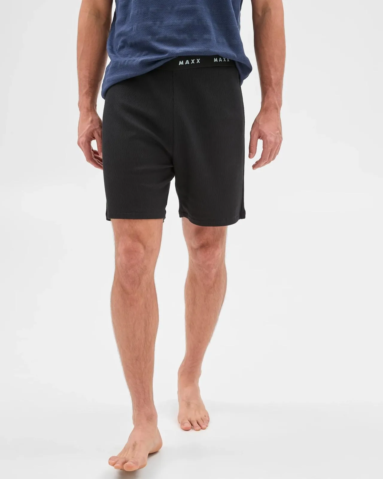 Australian Cotton Blend Mens Sleep Jersey Shorts - Maxx