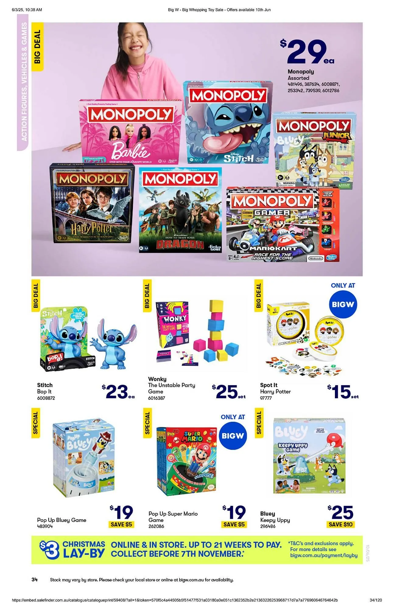 BIG W catalogue - Catalogue valid from 10 June to 9 July 2025 - page 34