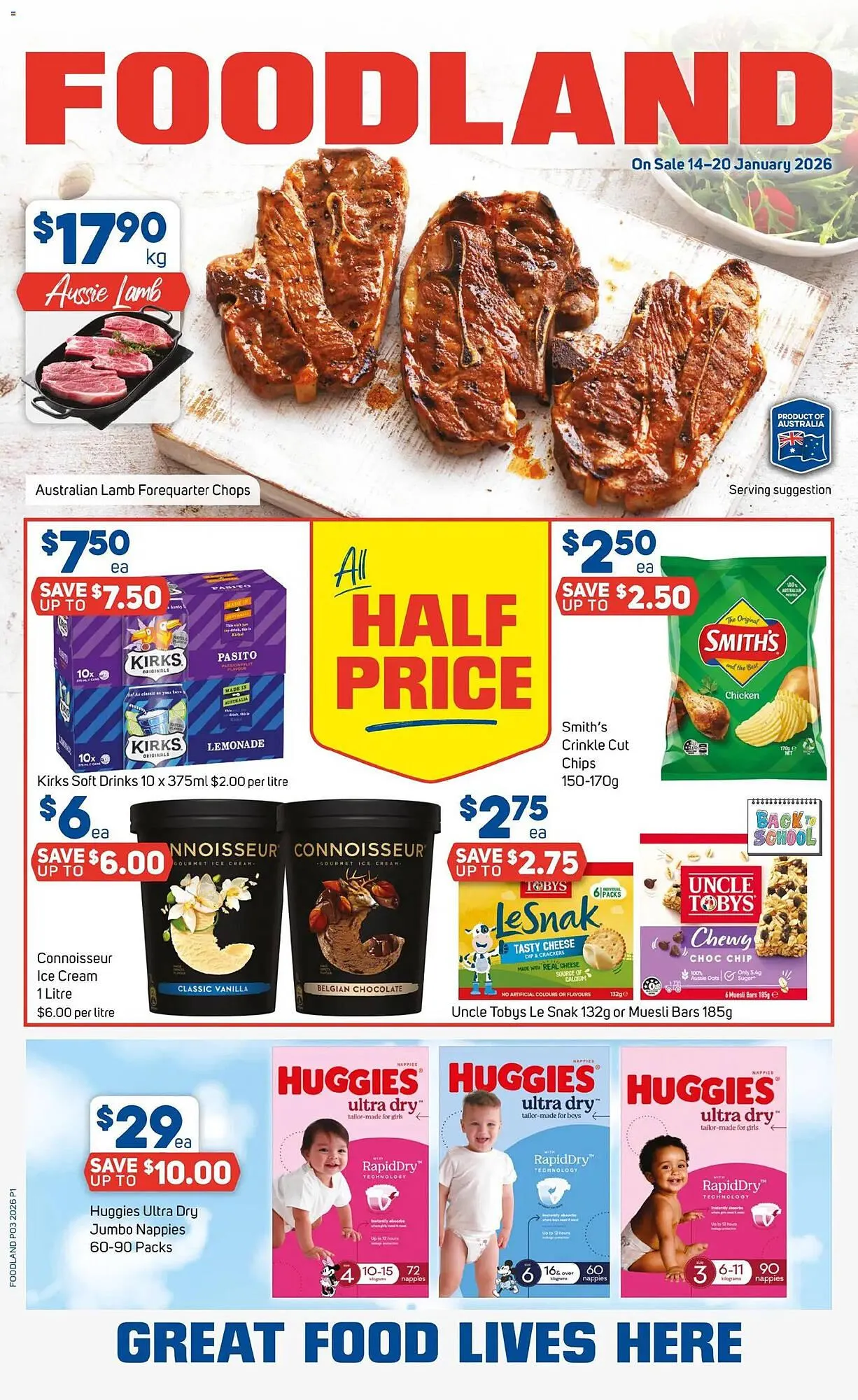 Foodland catalogue - Catalogue valid from 14 January to 20 January 2026 - page 1