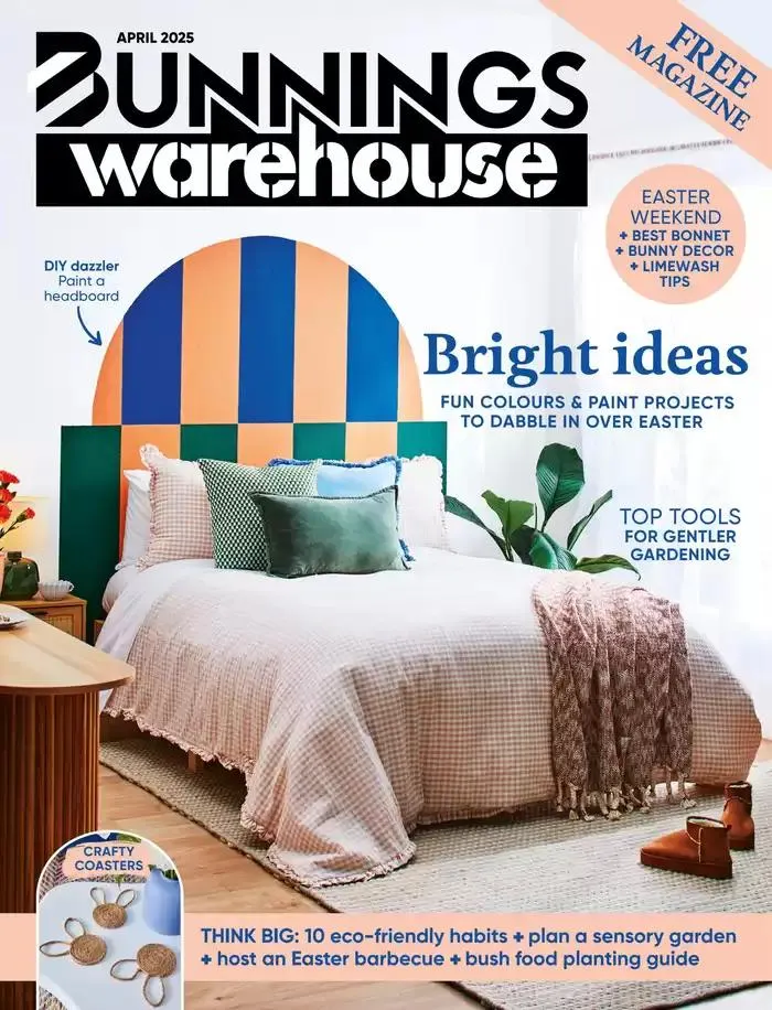 Bunnings Magazine April 2025 - Catalogue valid from 1 April to 30 April 2025 - page 1
