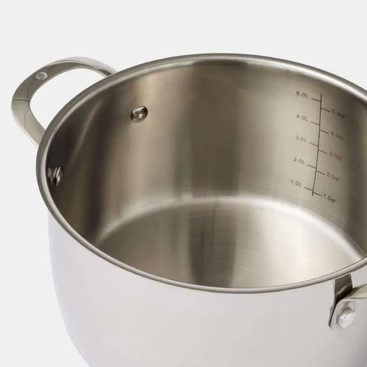 Swiss Diamond Premium Steel DLX 6-Piece Cookware Set