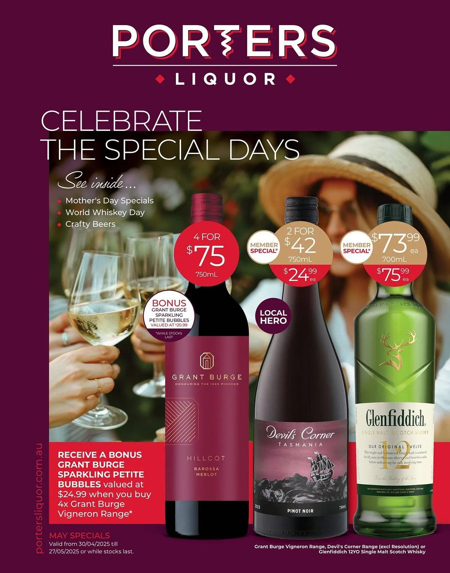 Porters catalogue - Catalogue valid from 30 April to 27 May 2025 - page 1