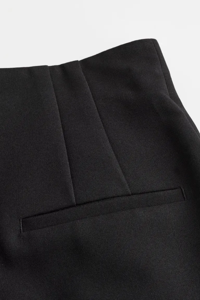 High Waist Tailored Pants