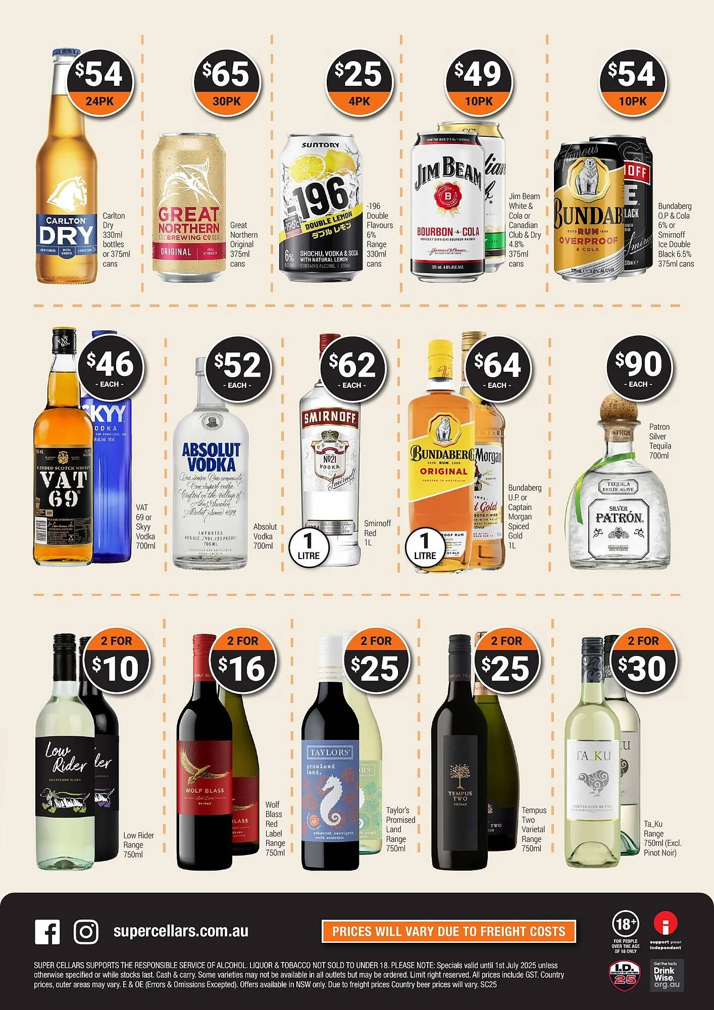 Super Cellars catalogue - Catalogue valid from 18 June to 1 July 2025 - page 2