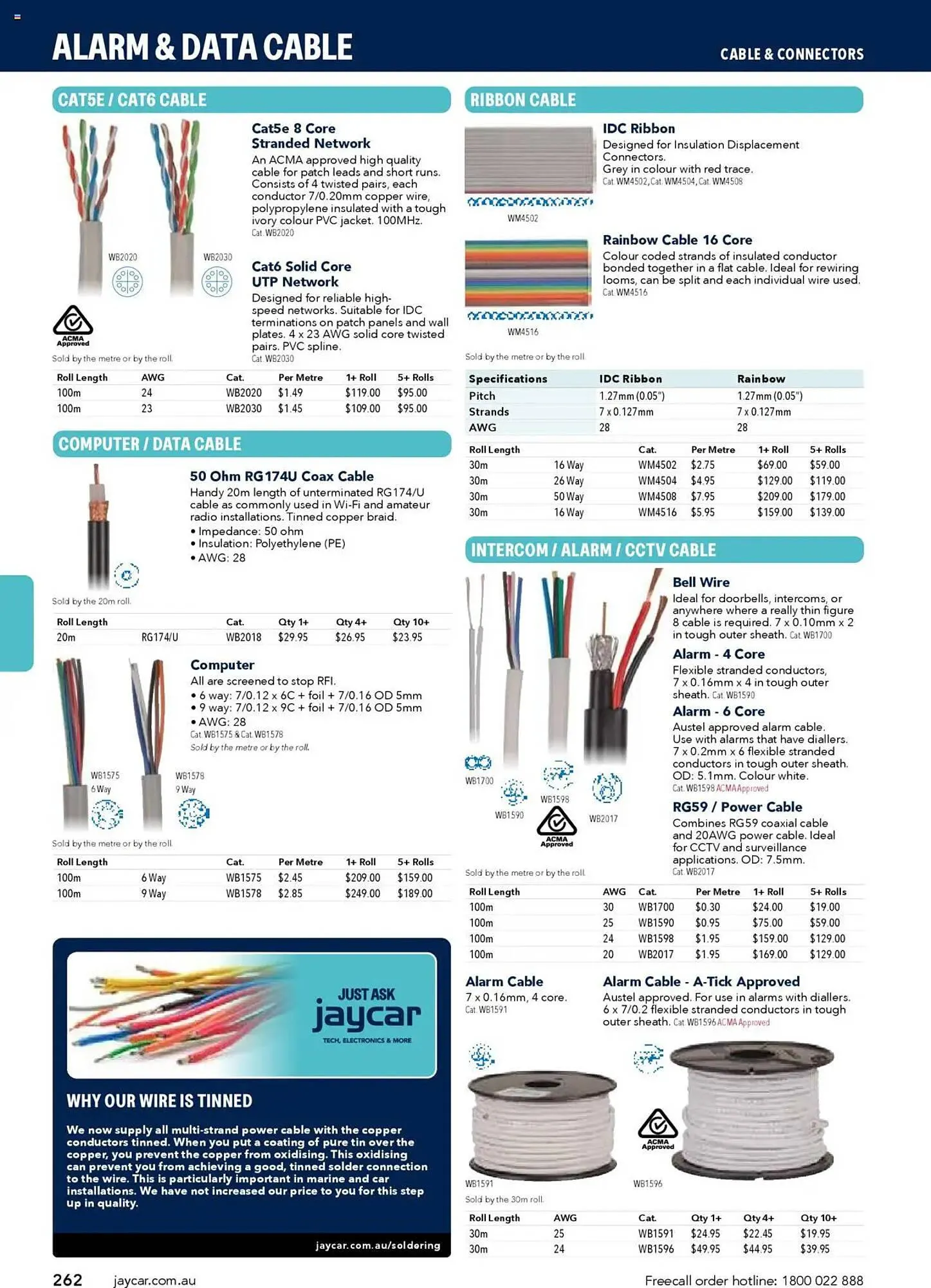 Jaycar Electronics catalogue - Catalogue valid from 8 July to 9 July 2026 - page 262
