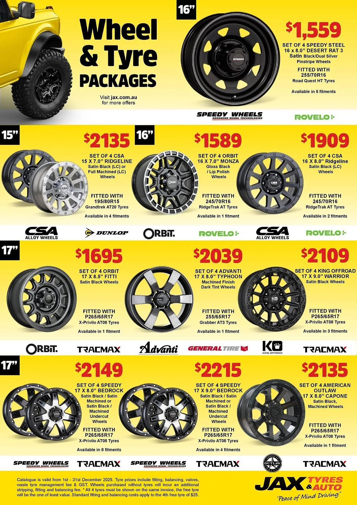 Jax Tyres catalogue - Catalogue valid from 1 December to 31 December 2025 - page 11