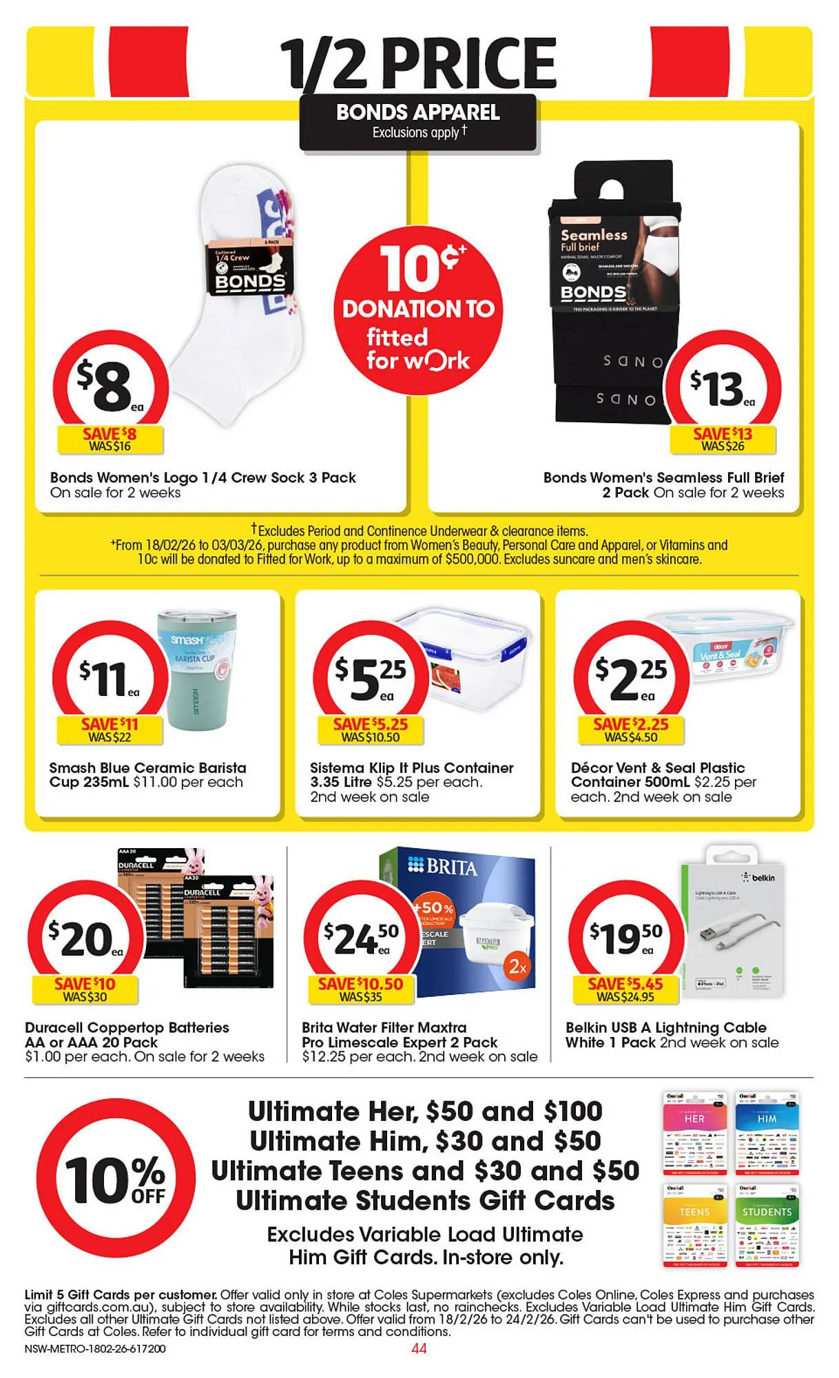 Coles catalogue - Catalogue valid from 18 February to 24 February 2026 - page 45