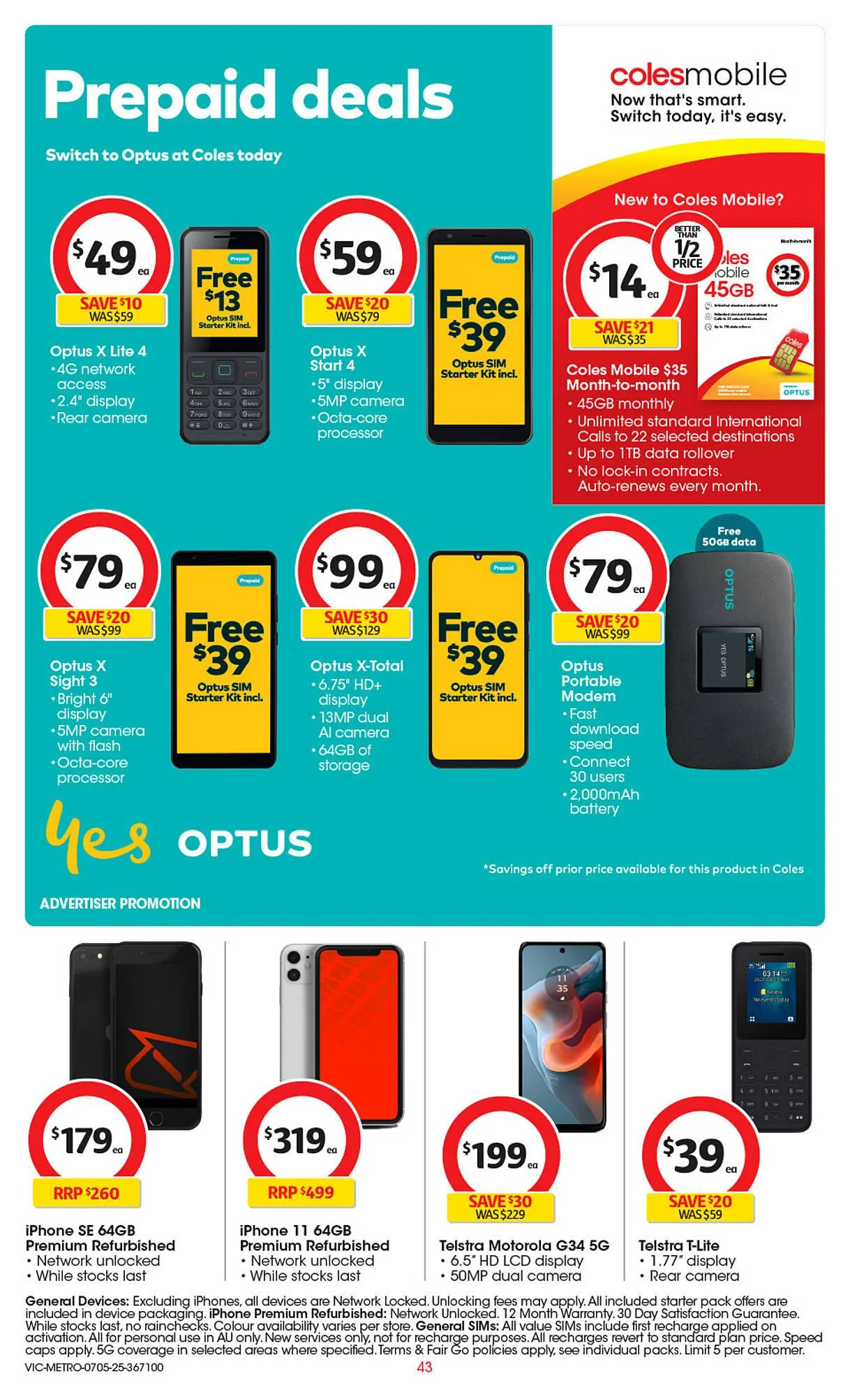 Coles catalogue - Catalogue valid from 7 May to 13 May 2025 - page 44