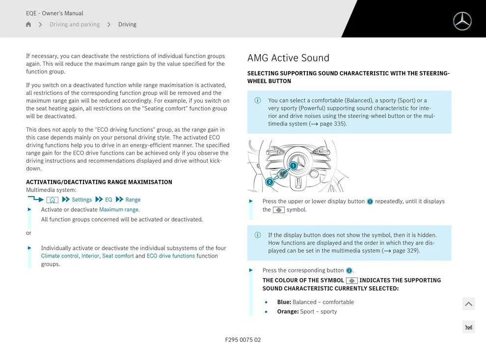 EQE Sedan - Catalogue valid from 11 September to 11 September 2025 - page 328