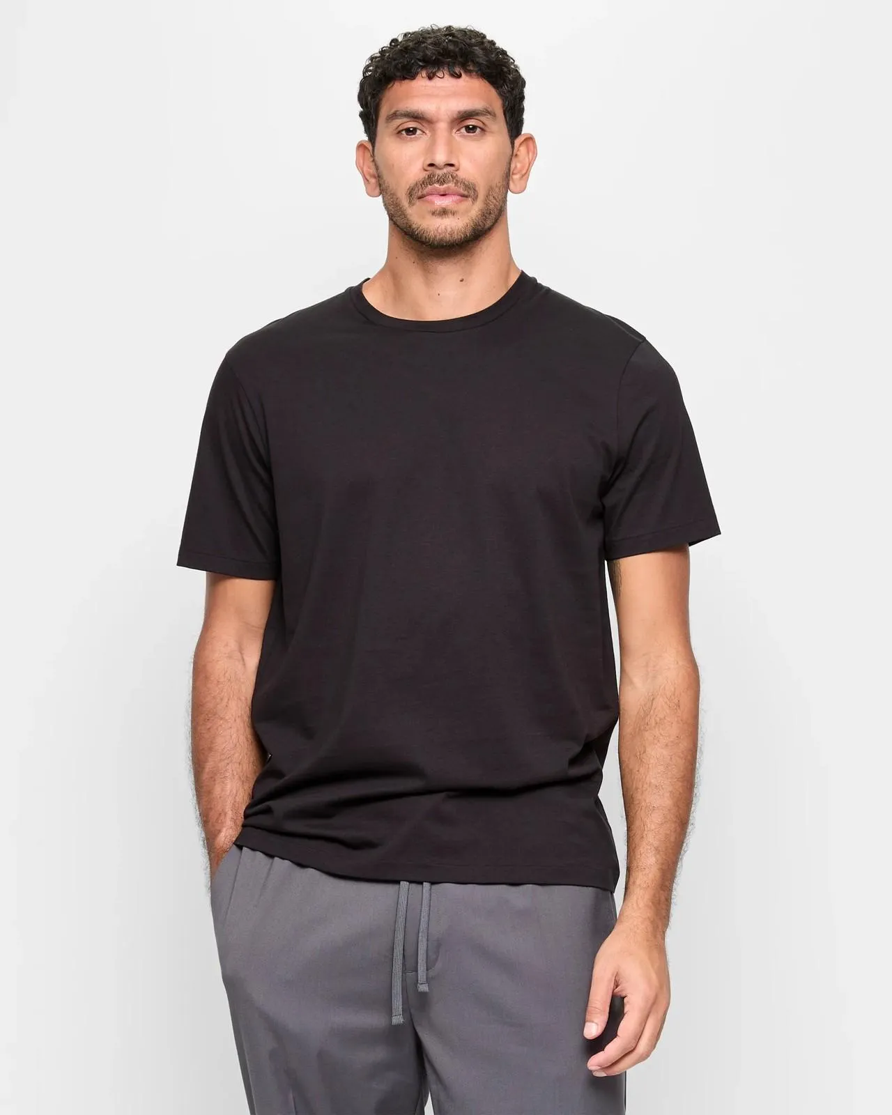 Supima Cotton T-Shirt - Preview - Black