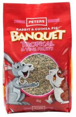 Peters Tropical & Vine Fruits For Rabbits And Guinea Pigs