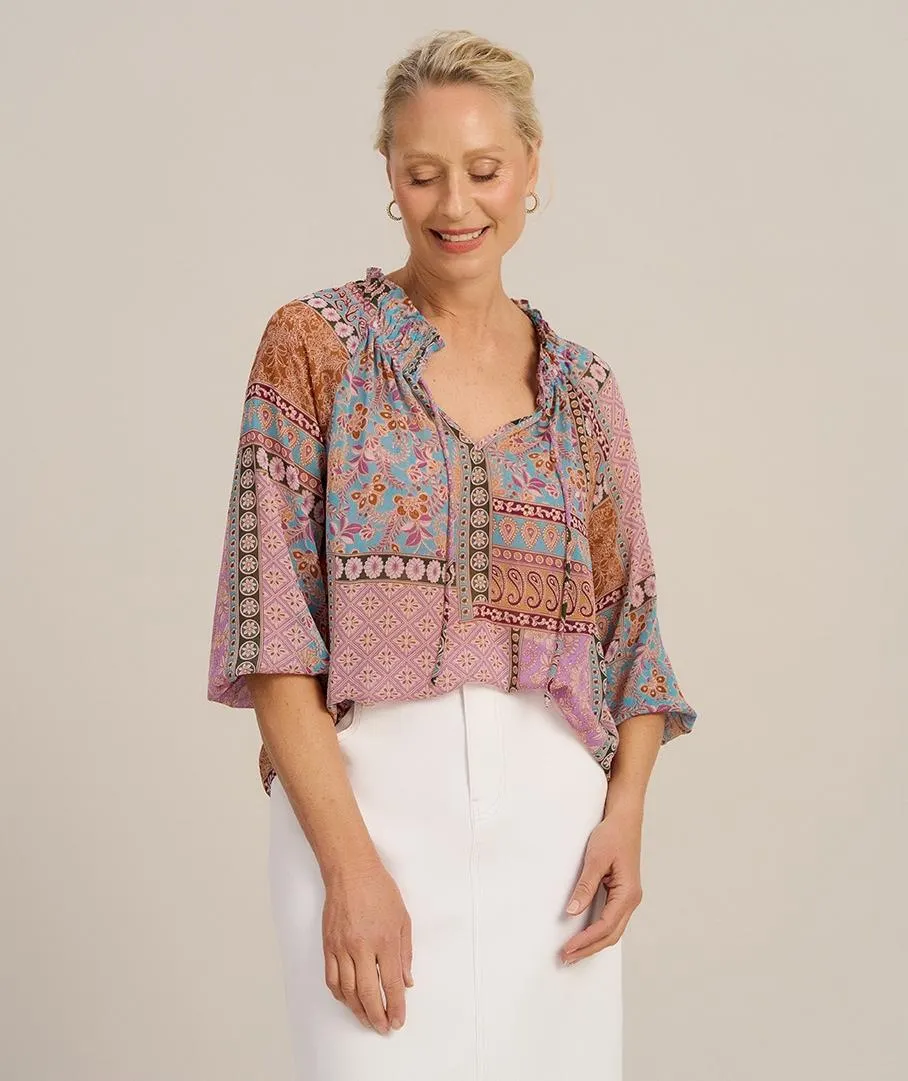 Chiffon Print Blouse