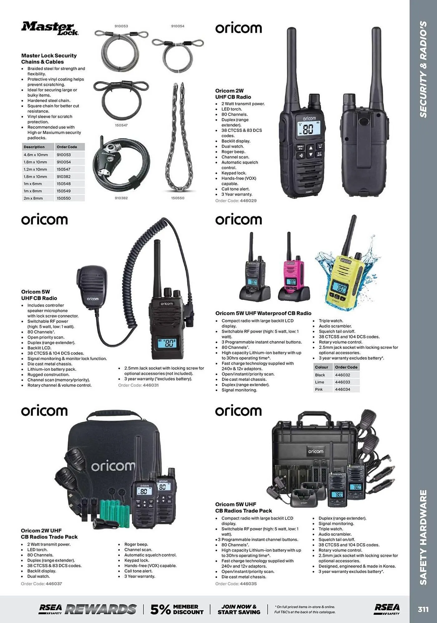 RSEA Safety catalogue - Catalogue valid from 1 August to 31 December 2025 - page 309