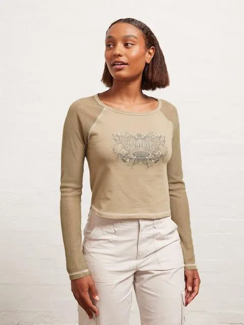 Look Within Mesh Long Sleeve Raglan