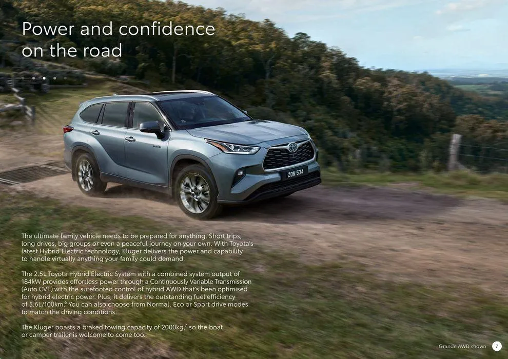 Toyota Kluger Hybrid - Catalogue valid from 11 June to 11 June 2025 - page 7