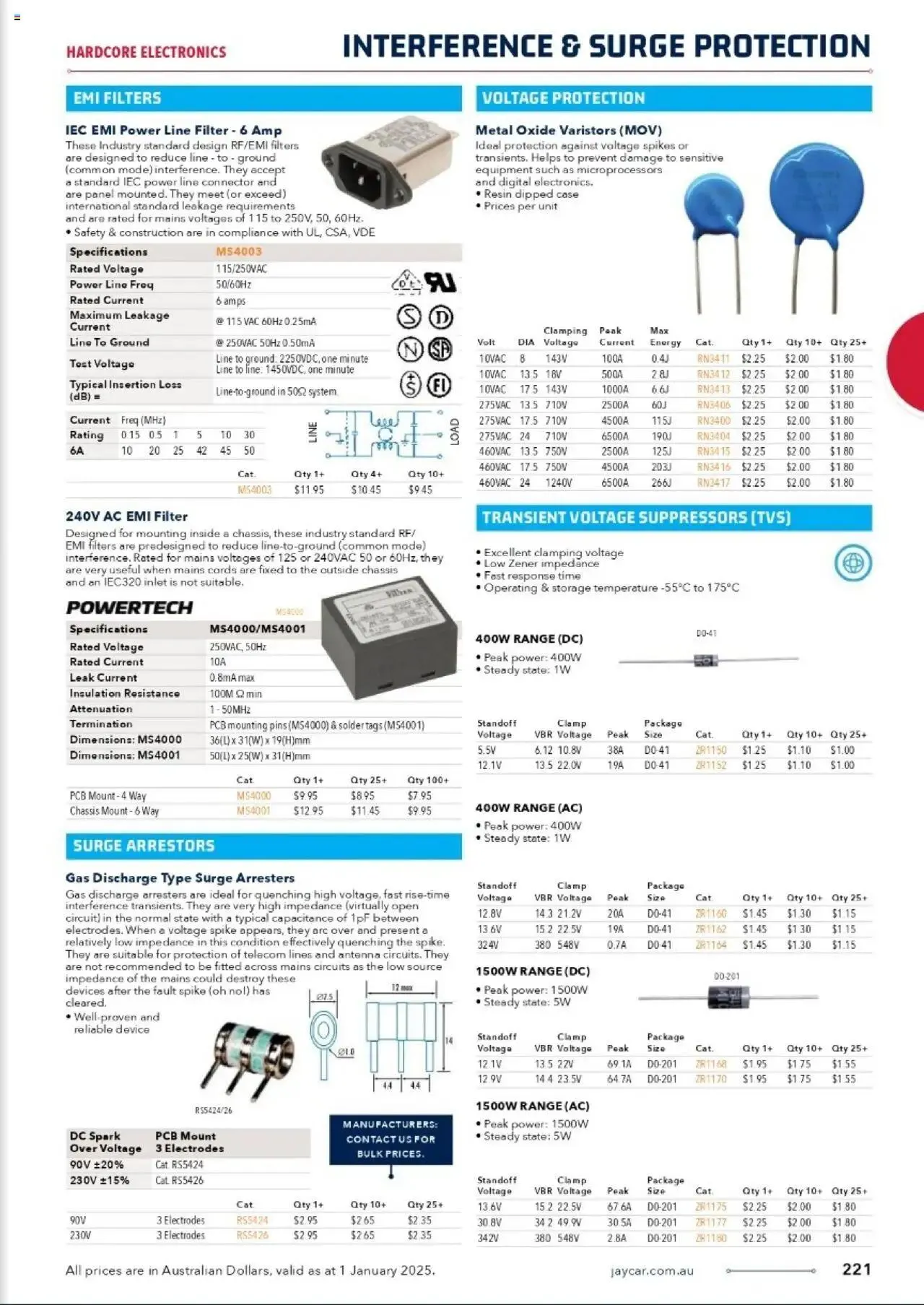 Jaycar Celebrating 40 Years in Electronics - Catalogue valid from 1 January to 29 August 2025 - page 175