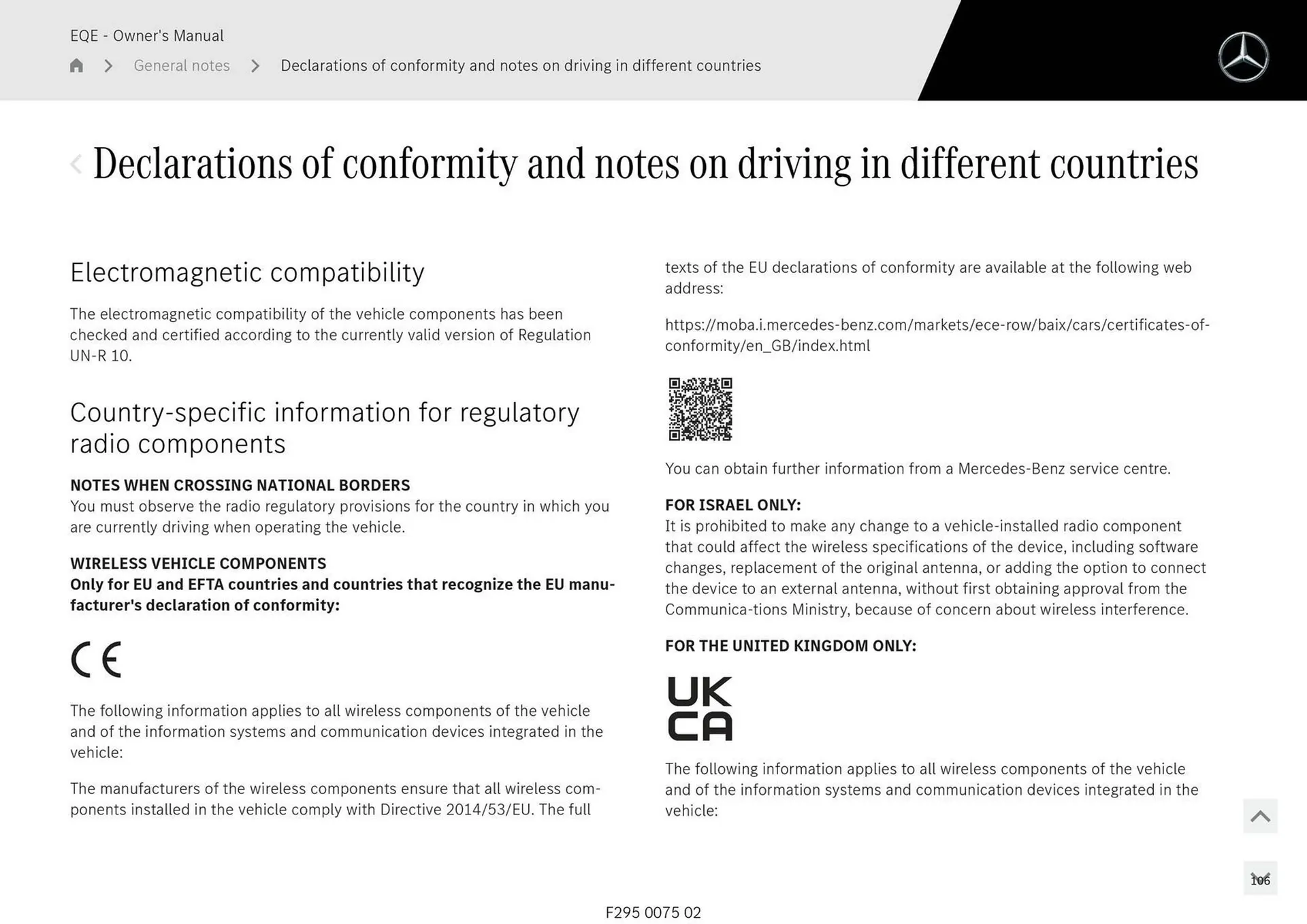 Mercedes-Benz catalogue - Catalogue valid from 11 September to 11 September 2025 - page 106