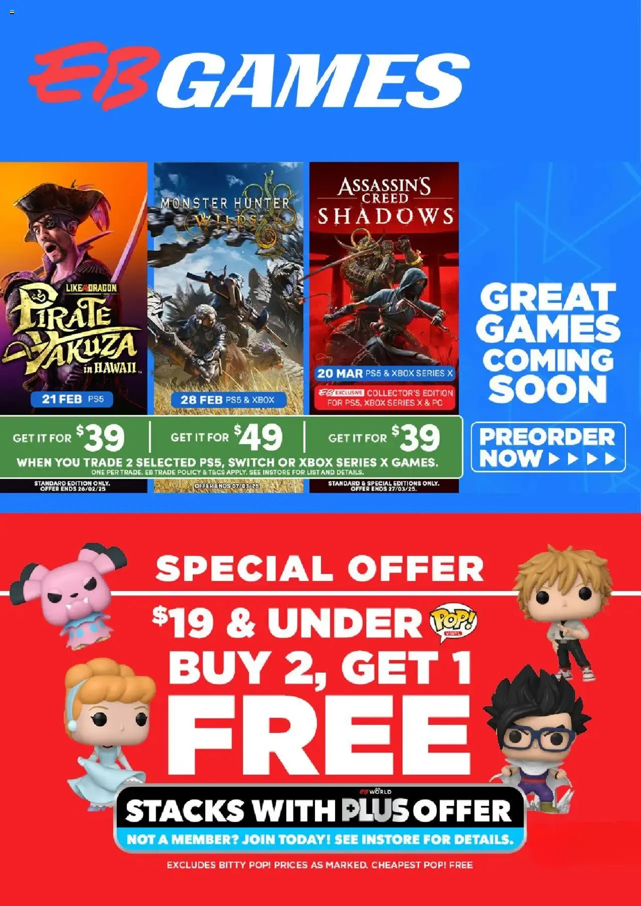 EB Games Catalogue - Catalogue valid from 14 February to 15 March 2025 - page 1